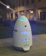 Futuristic delivery robot